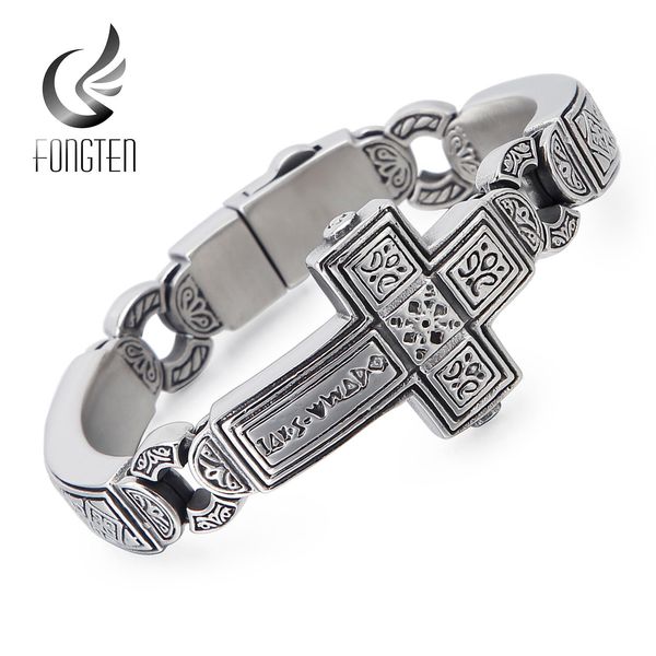 bangle fongten cross charms vintage metal bangle stainless steel heavy mens retro punk bracelets cool male jewelry armband, Black
bangle fongten cross charms vintage metal bangle stainless steel heavy mens retro punk bracelets cool male jewelry armband, Black