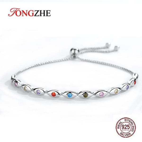 bangle tongzhe evil eye bracelet 925 sterling silver tennis bracelets for women rainbow colorful cz adjustable men turkey jewelry 2019, Black
bangle tongzhe evil eye bracelet 925 sterling silver tennis bracelets for women rainbow colorful cz adjustable men turkey jewelry 2019, Black