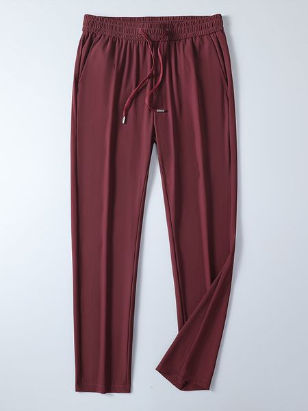 men's pants summer lightweight long sweatpants men breathable cooling nylon silk spandex casual chino pants male straight trousers 2305, Black
men's pants summer lightweight long sweatpants men breathable cooling nylon silk spandex casual chino pants male straight trousers 2305, Black