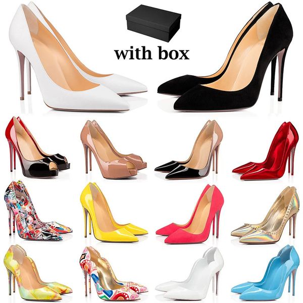 2023 red bottoms heels women dress shoes high black white nude soft pink yellow green gradient patent leather suede womens party wedding b3
2023 red bottoms heels women dress shoes high black white nude soft pink yellow green gradient patent leather suede womens party wedding b3