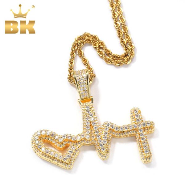 necklaces the bling king ecg pendant heartbeat because of you couple gift punk style copper jewelry gold in stock dropshipping, Silver
necklaces the bling king ecg pendant heartbeat because of you couple gift punk style copper jewelry gold in stock dropshipping, Silver