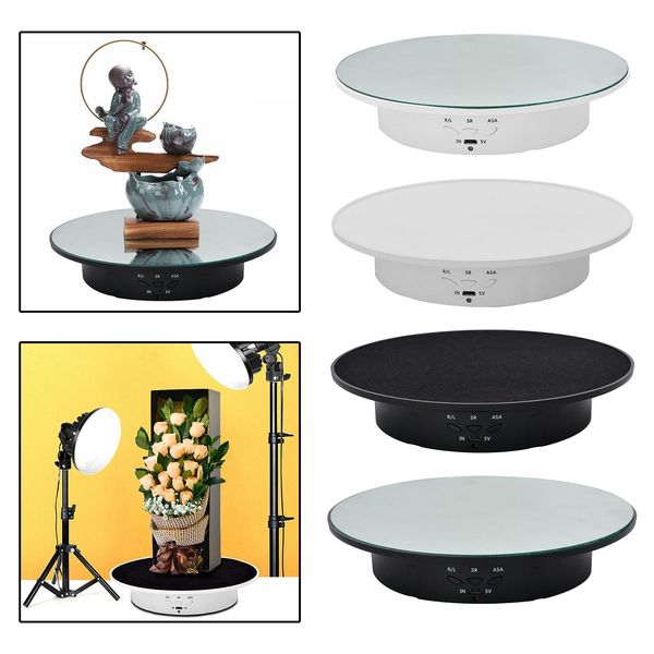 boxes electric 360 degree turntable display stand for pgraphy jewelry watch shoes collectibles revolving mirror/velvet base holder, Black;white
boxes electric 360 degree turntable display stand for pgraphy jewelry watch shoes collectibles revolving mirror/velvet base holder, Black;white