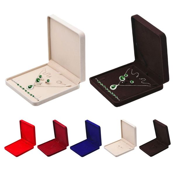 boxes upscale velvet gift box jewelry set box for bracelet necklace ring earrings container trinket box organizador gift display tray, Black;white
boxes upscale velvet gift box jewelry set box for bracelet necklace ring earrings container trinket box organizador gift display tray, Black;white