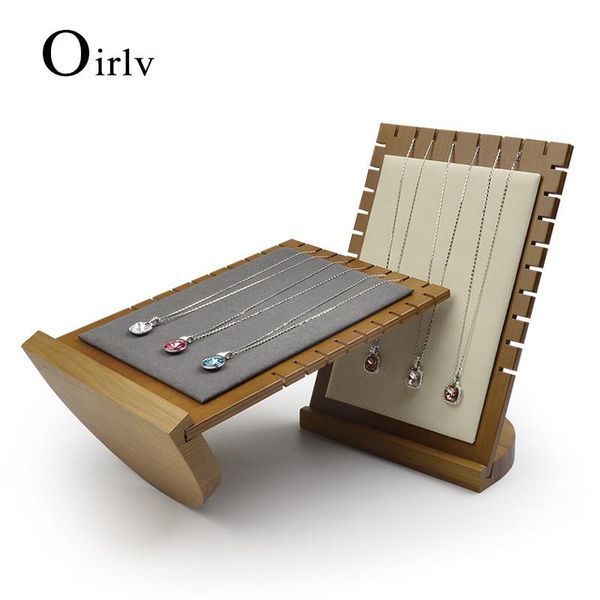 boxes oirlv wooden display necklace pendant chain bracelets holder jewelry organizer tray necklace display showcase, Black;white
boxes oirlv wooden display necklace pendant chain bracelets holder jewelry organizer tray necklace display showcase, Black;white