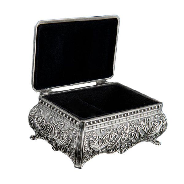 boxes vintage jewelry trinket box rectangle box metallic floral box small gift storage box, Black;white
boxes vintage jewelry trinket box rectangle box metallic floral box small gift storage box, Black;white