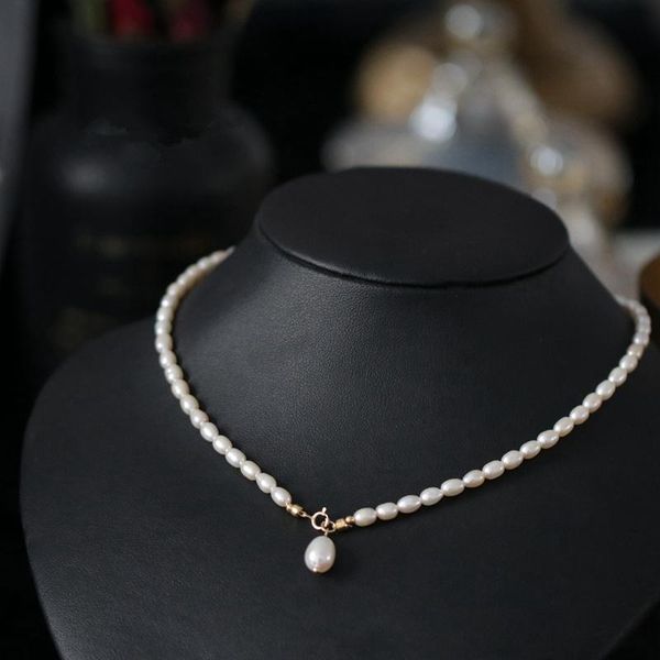 necklaces new natural freshwater pearl white rice grain shape 56mm fashion versatile necklace, Silver
necklaces new natural freshwater pearl white rice grain shape 56mm fashion versatile necklace, Silver