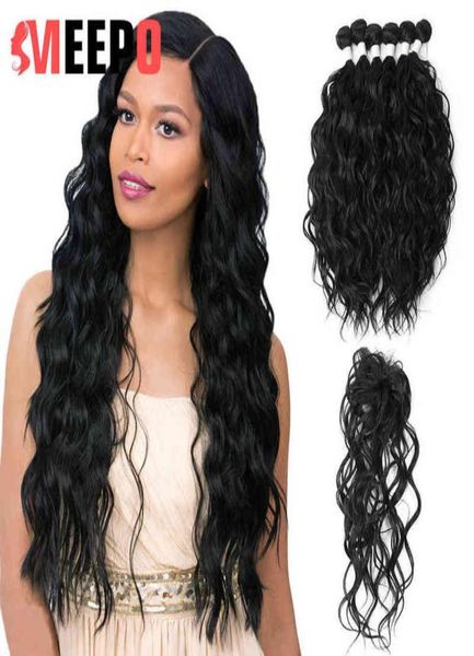 meepo synthetic hair bundles natural wave 6 bundles142162182 with closure curly hair extensions high temperature fiber h2207091478, Black
meepo synthetic hair bundles natural wave 6 bundles142162182 with closure curly hair extensions high temperature fiber h2207091478, Black
