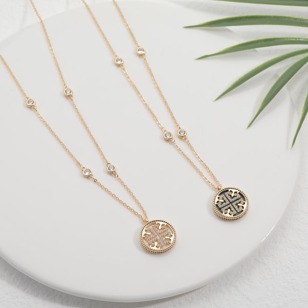 necklaces 2022 new arrival sweet women fashion pendant necklace shell zircon round coin design lace necklace hollow out jewelry accessory, Silver
necklaces 2022 new arrival sweet women fashion pendant necklace shell zircon round coin design lace necklace hollow out jewelry accessory, Silver