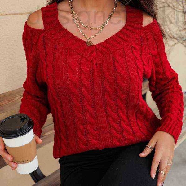 women's sweaters designer autumn new solid color v-neck shoulder loose thin knitted sweater bottomed long sleeve women 50n9, White;black
women's sweaters designer autumn new solid color v-neck shoulder loose thin knitted sweater bottomed long sleeve women 50n9, White;black