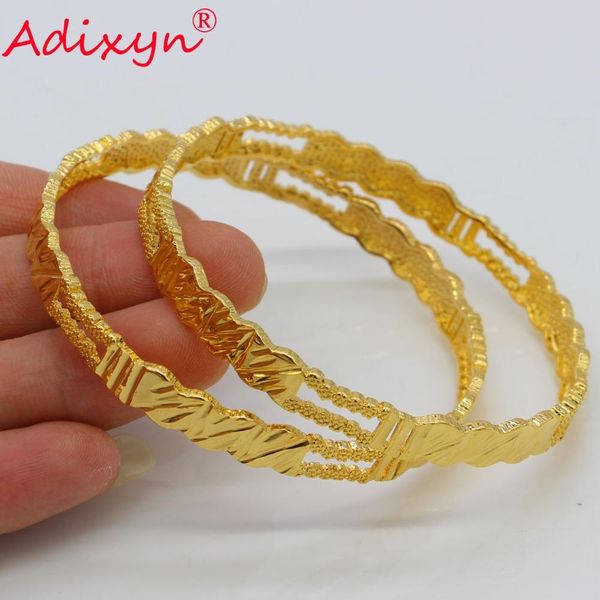 bangle adixyn 2pcs/lot cannot open dubai bangle for women/girls gold color african middle east bracelet jewelry gifts n072410, Black
bangle adixyn 2pcs/lot cannot open dubai bangle for women/girls gold color african middle east bracelet jewelry gifts n072410, Black