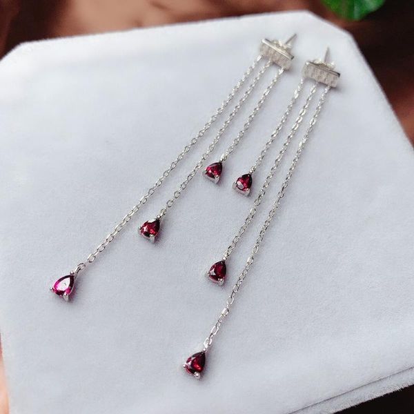 stud yulem 925 silver with natural garnet drop earrings for friend gift lady jewelry, Golden;silver
stud yulem 925 silver with natural garnet drop earrings for friend gift lady jewelry, Golden;silver
