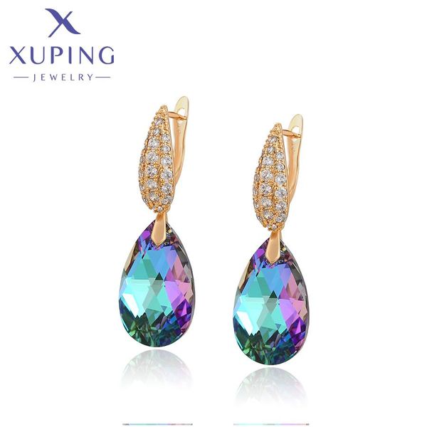 knot xuping jewelry fashion european style big colorful crystal earring for women 8106635, Silver
knot xuping jewelry fashion european style big colorful crystal earring for women 8106635, Silver