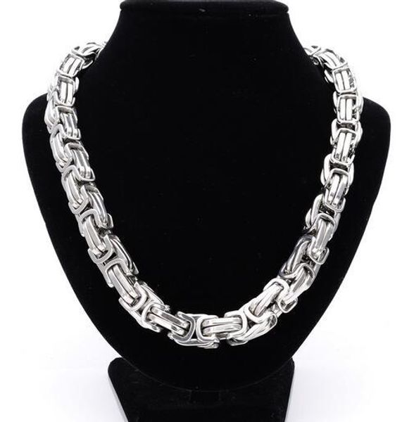 necklaces stainless steel necklace heavy huge 12mm 24'' box link byzantine chain necklace for men, Silver
necklaces stainless steel necklace heavy huge 12mm 24'' box link byzantine chain necklace for men, Silver