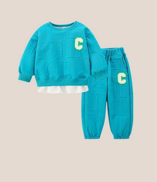 french knackfuss clothing children's spring fashion trend large children's casual two piece set 2023, Blue
french knackfuss clothing children's spring fashion trend large children's casual two piece set 2023, Blue