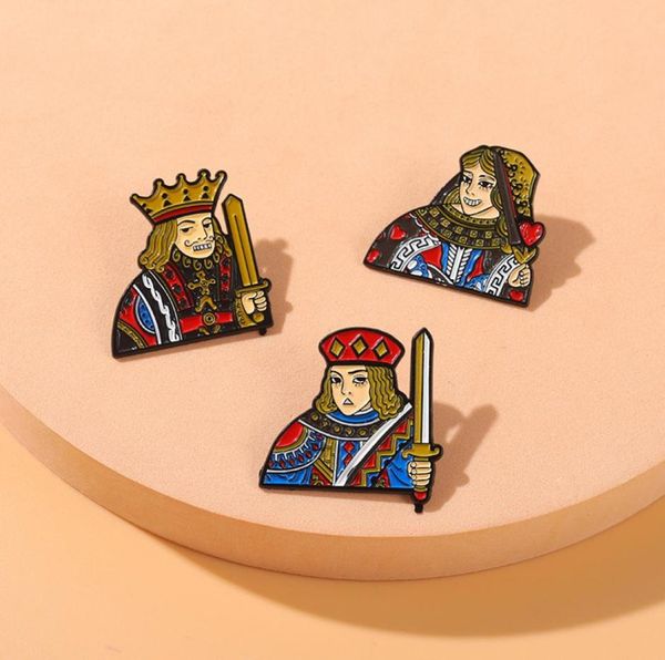 poker pins brooches king queen denim coat backpack lapel pin badge heart jewelry gift7702774, Blue
poker pins brooches king queen denim coat backpack lapel pin badge heart jewelry gift7702774, Blue