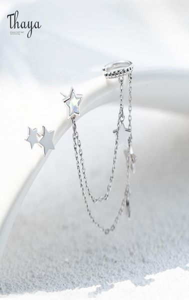 thaya silver color star dangle earring for women with chain light purple crytals earrings elegant fine jewelry 2202147066658
thaya silver color star dangle earring for women with chain light purple crytals earrings elegant fine jewelry 2202147066658