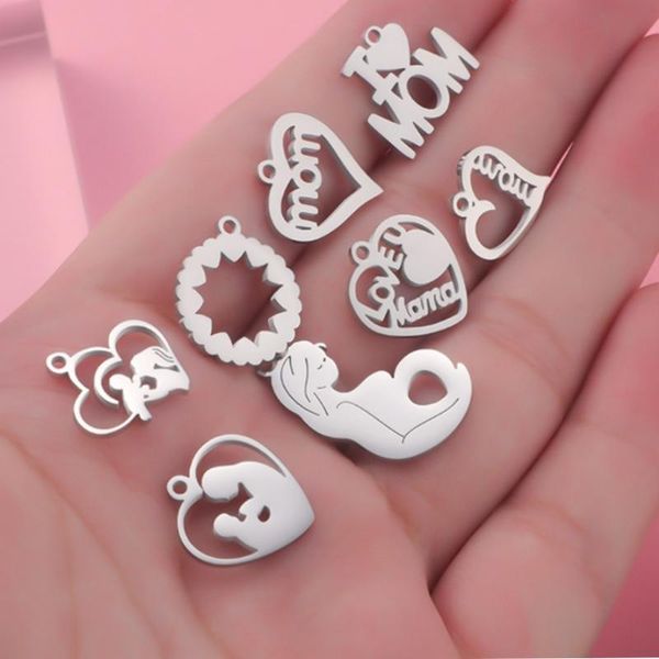 other 20pcs/lot mother love mirror polish stainless steel charms mom heart charms diy necklace making women's gift
other 20pcs/lot mother love mirror polish stainless steel charms mom heart charms diy necklace making women's gift