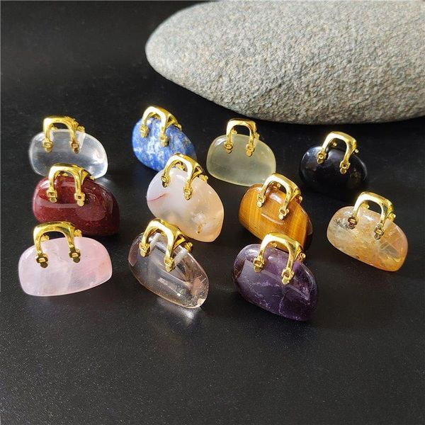 polish fuwo natural gem stone bag shaped pendant carved mini bag figurine healing crystal rose quartz jewelry for women pd403 5pcs/lot, Blue
polish fuwo natural gem stone bag shaped pendant carved mini bag figurine healing crystal rose quartz jewelry for women pd403 5pcs/lot, Blue