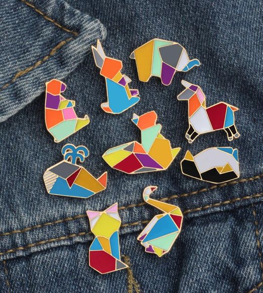 colorful origami splicing brooch rabbit elephant whale penguin crane bear enamel pins bag clothes metal lapel pin badges jewelry8183746, Blue
colorful origami splicing brooch rabbit elephant whale penguin crane bear enamel pins bag clothes metal lapel pin badges jewelry8183746, Blue