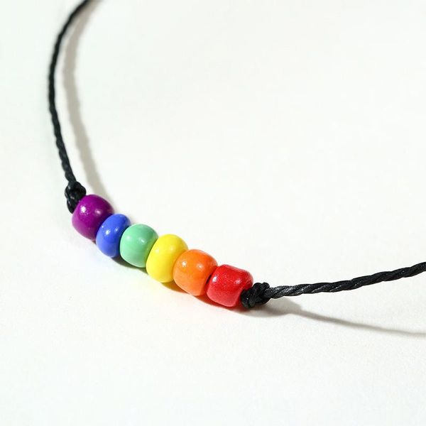 bangle rainbow beaded bracelet couple pride lucky jewelry gay hand rope friendship beaded lgbt pride 12 pieces, Black
bangle rainbow beaded bracelet couple pride lucky jewelry gay hand rope friendship beaded lgbt pride 12 pieces, Black
