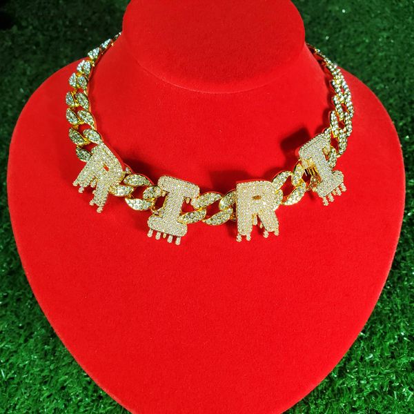 necklaces icy dripping letter charms name chain personalized name on chain name choker nameplate with cuban chain necklace for party, Silver
necklaces icy dripping letter charms name chain personalized name on chain name choker nameplate with cuban chain necklace for party, Silver