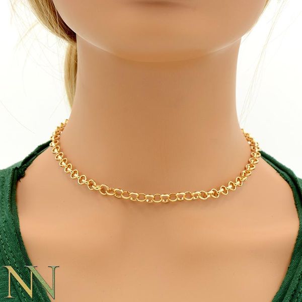 necklaces 20 pcs rolo chain choker 6mm rolo necklace chokers for women big choker gold and silver plated
necklaces 20 pcs rolo chain choker 6mm rolo necklace chokers for women big choker gold and silver plated