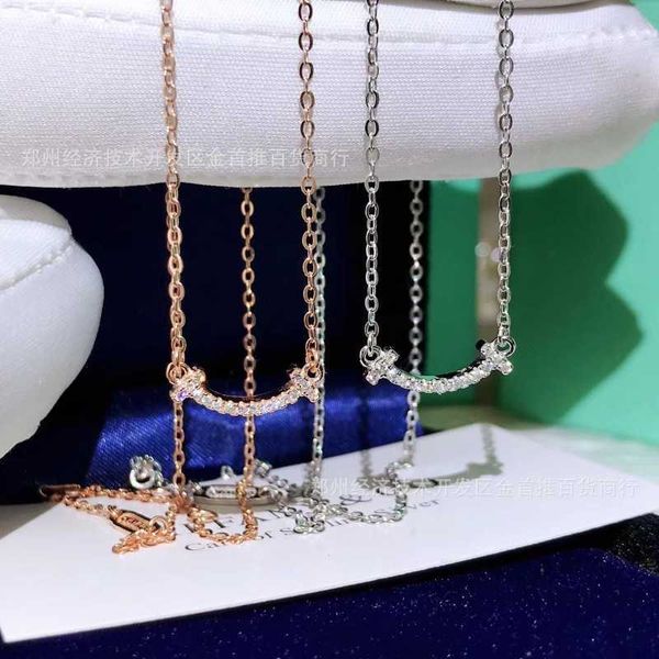 internet celebrity tiffayffay full diamond smiling face pendant 925 silver necklace small and medium sized collar chain
internet celebrity tiffayffay full diamond smiling face pendant 925 silver necklace small and medium sized collar chain