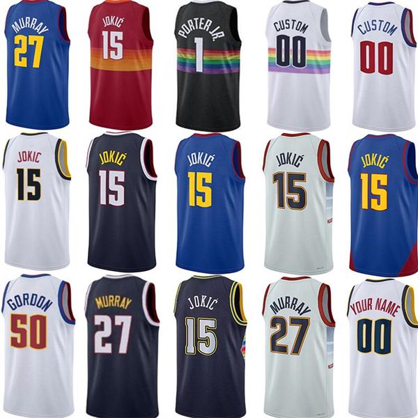 15 jokic basketball jerseys den nugget jamal murray michael porter jr. aaron gordon caldwell pope bruce brown zeke nnaji jeff green city jer, Black;red
15 jokic basketball jerseys den nugget jamal murray michael porter jr. aaron gordon caldwell pope bruce brown zeke nnaji jeff green city jer, Black;red