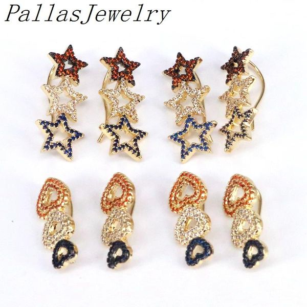huggie 5pairs new fashion three star/ heart earrings for women goldcolor jewelry earrings gifts, Golden;silver
huggie 5pairs new fashion three star/ heart earrings for women goldcolor jewelry earrings gifts, Golden;silver