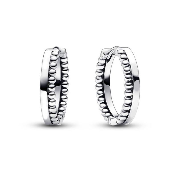 925 sterling silver signature logo beads hoop earrings for pandora party jewelry designer earring set for women sisters gift new earring wit, Golden;silver
925 sterling silver signature logo beads hoop earrings for pandora party jewelry designer earring set for women sisters gift new earring wit, Golden;silver