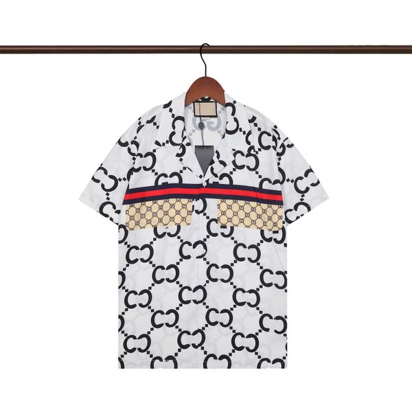 23ss luxurys designers blouse shirts men's camisas de hombre fashion geometric letter print casual shirts men short sleeve turn down co, White;black
23ss luxurys designers blouse shirts men's camisas de hombre fashion geometric letter print casual shirts men short sleeve turn down co, White;black