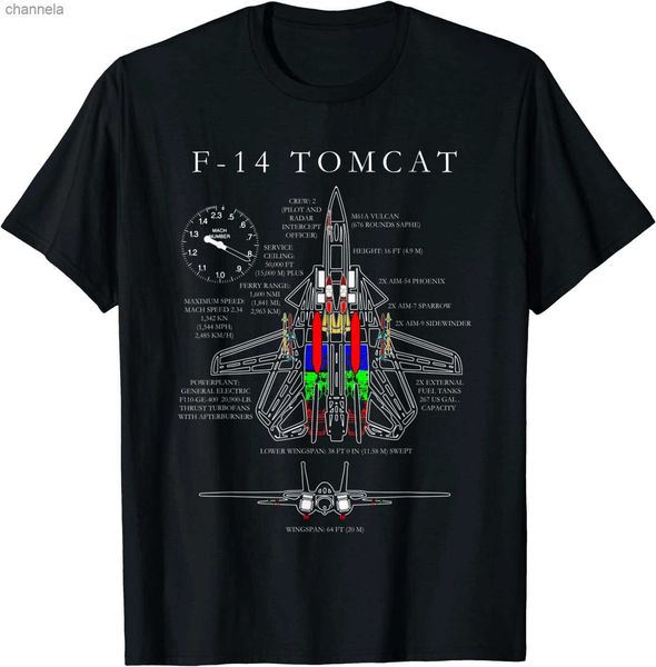 men's t-shirts f-14 fighter tomcat specs men t-shirt short sleeve casual 100% cotton o-neck summer tshirt size s-3xl, White;black