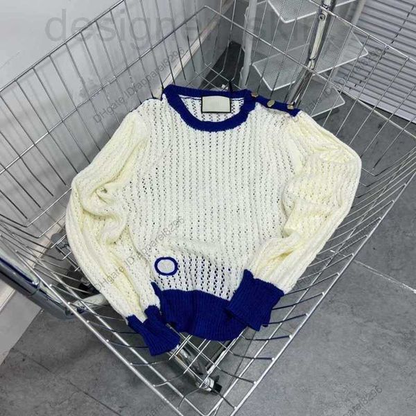 women's knits & tees designer summer luxury womens clothing color-blocking holllong-sleeved t-shirt cool wind knitted sweater sunscree, White
women's knits & tees designer summer luxury womens clothing color-blocking holllong-sleeved t-shirt cool wind knitted sweater sunscree, White