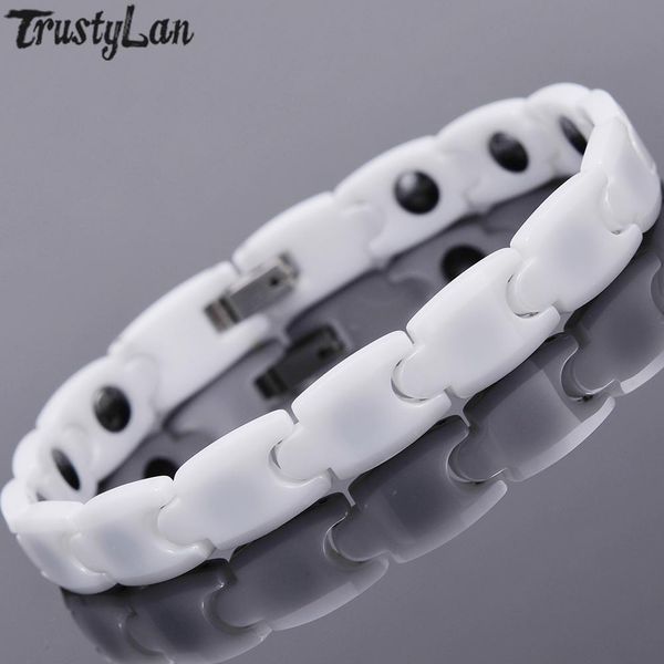 bangle ceramic couple bracelets for lovers women health germanium therapy magnetic man bracelet male friendship jewellery gifts for him, Black
bangle ceramic couple bracelets for lovers women health germanium therapy magnetic man bracelet male friendship jewellery gifts for him, Black