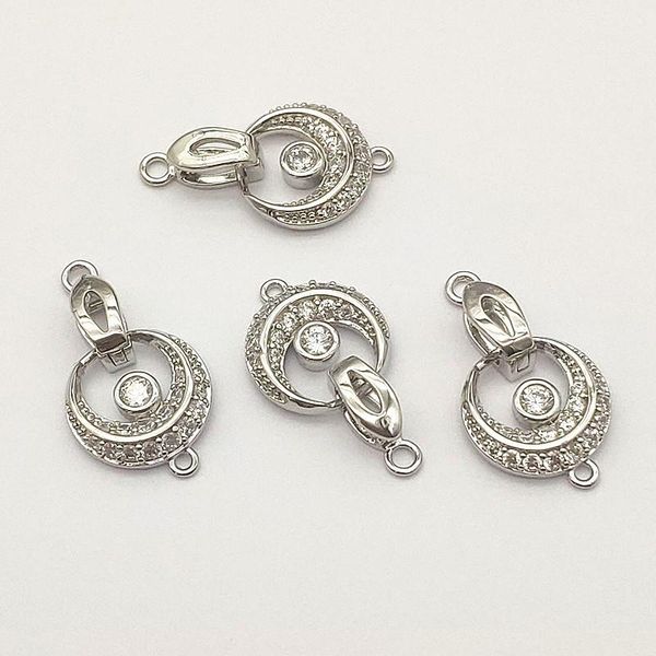 polish new arrival 26x15mm 30sets plating platinum cubic zirconia clasps hooks connectors for handmade bracelet parts diy accessories, Blue
polish new arrival 26x15mm 30sets plating platinum cubic zirconia clasps hooks connectors for handmade bracelet parts diy accessories, Blue