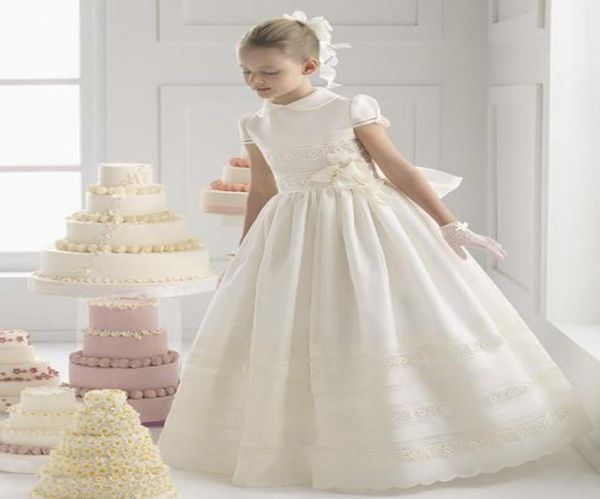 2018 lovely flower girls dresses satin beautiful lace high collar sash flowers ruffle short sleeve ankle length wedding birthday d7572372, White;blue
2018 lovely flower girls dresses satin beautiful lace high collar sash flowers ruffle short sleeve ankle length wedding birthday d7572372, White;blue