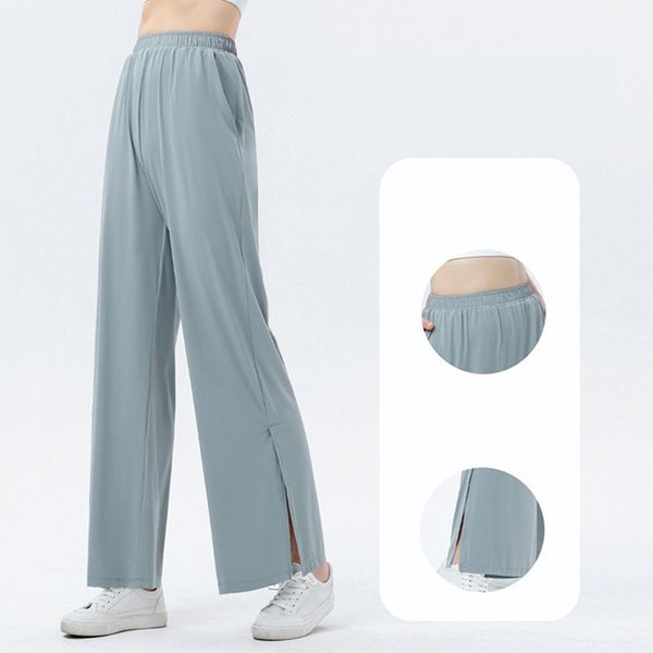 ll yoga pants soft long ladies high waist split flared pants wide leg trousers loose yoga comfort slacks 6807
ll yoga pants soft long ladies high waist split flared pants wide leg trousers loose yoga comfort slacks 6807