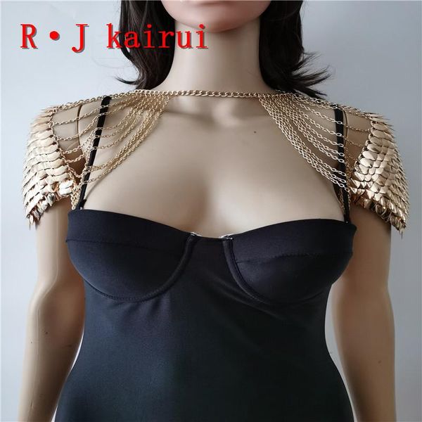 necklaces new fashion rjfs20 mermaid gold fish scales shoulder chains layers scale chainmail gold dragon scale shoulder jewelry 2 colors, Silver
necklaces new fashion rjfs20 mermaid gold fish scales shoulder chains layers scale chainmail gold dragon scale shoulder jewelry 2 colors, Silver