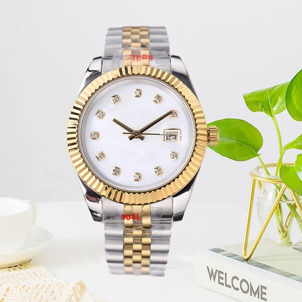 couple watch 40mm 36mm movement automatic mechanical men's watch sapphire 31mm 28mm quartz women's bezel stainless steel waterproo, Slivery;brown
couple watch 40mm 36mm movement automatic mechanical men's watch sapphire 31mm 28mm quartz women's bezel stainless steel waterproo, Slivery;brown