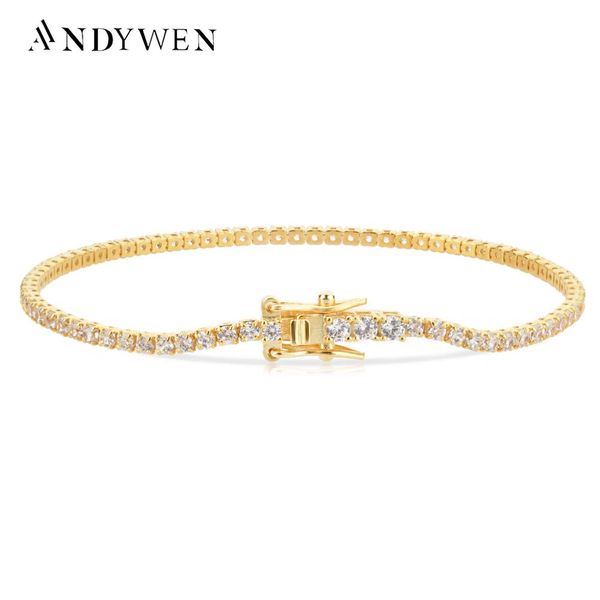 bangle andywen 925 sterling silver gold 2mm round cut tennis bracelet zircon cz bangle claps women chain crystal wedding fine jewelry, Black
bangle andywen 925 sterling silver gold 2mm round cut tennis bracelet zircon cz bangle claps women chain crystal wedding fine jewelry, Black