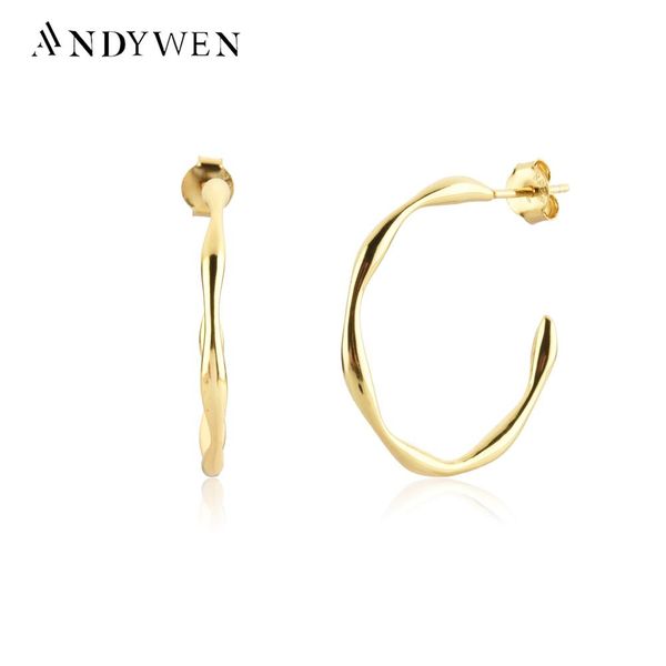 huggie andywen 925 sterling silver 23mm big hoops circle pendiente vanilla gold earring rock puck circle luxury jewelry clips pendiente, Golden;silver
huggie andywen 925 sterling silver 23mm big hoops circle pendiente vanilla gold earring rock puck circle luxury jewelry clips pendiente, Golden;silver