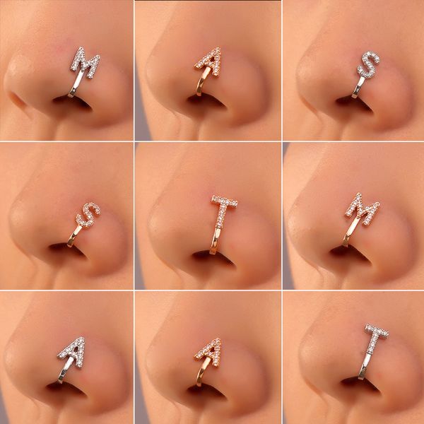 nose clips rings studs hoops for women non-piercing body jewlery u shape copper gold silver letter alphabet color wholesale 2023 new
nose clips rings studs hoops for women non-piercing body jewlery u shape copper gold silver letter alphabet color wholesale 2023 new
