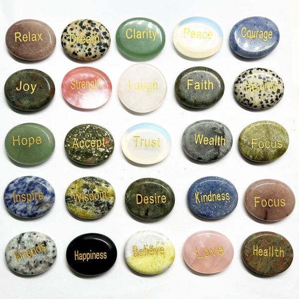 crystal 50pcs lettered hope dream heaklng oval worry stone thumb natural crystal therapy reiki treatment spiritual minerals massage
crystal 50pcs lettered hope dream heaklng oval worry stone thumb natural crystal therapy reiki treatment spiritual minerals massage