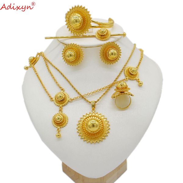 necklace adixyn ethiopian 24k gold plated bridal jewelry hairpin necklace earrings bracelet ring wedding jewellery set for women gifts, Silver
necklace adixyn ethiopian 24k gold plated bridal jewelry hairpin necklace earrings bracelet ring wedding jewellery set for women gifts, Silver