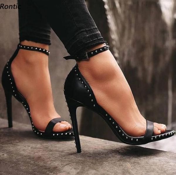 rontic handmade women ankle strap sandals ankle strap rivets stiletto heels open toe black night club shoes us size 5206542470
rontic handmade women ankle strap sandals ankle strap rivets stiletto heels open toe black night club shoes us size 5206542470