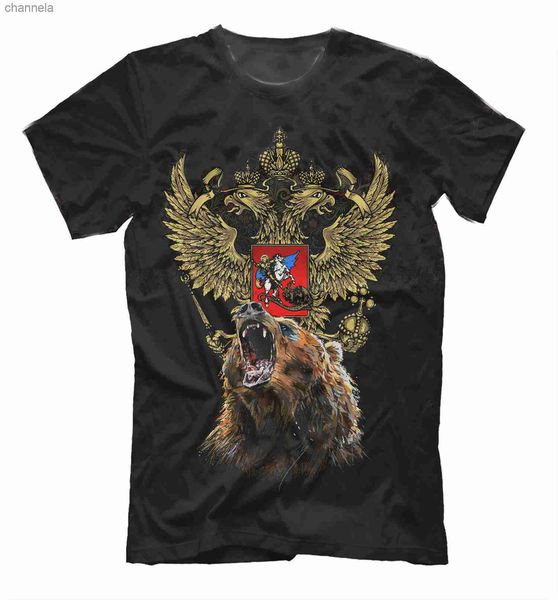 men's t-shirts russia bear russian symbol double headed eagle coat of arms t-shirt. summer cotton short sleeve o-neck mens t shirt new, White;black
men's t-shirts russia bear russian symbol double headed eagle coat of arms t-shirt. summer cotton short sleeve o-neck mens t shirt new, White;black