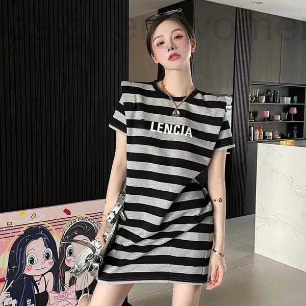 basic & casual dresses designer summer fashion stripe dress women short sleeve t shirt comfortable breathable cotton skirt letter printed sw, Black;gray
basic & casual dresses designer summer fashion stripe dress women short sleeve t shirt comfortable breathable cotton skirt letter printed sw, Black;gray