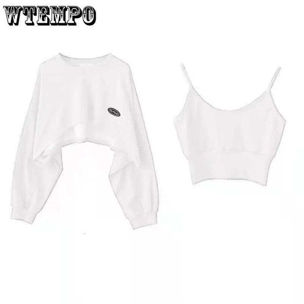 tanks women sports summer shirts women's knits short thin sweatshirt long sleeve crew neck casual blouse two-piece simple style wholes, White
tanks women sports summer shirts women's knits short thin sweatshirt long sleeve crew neck casual blouse two-piece simple style wholes, White