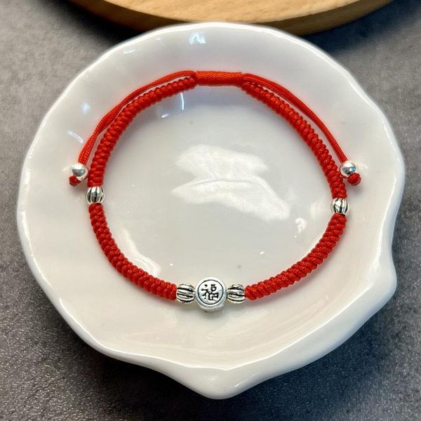 bangle morebetter lucky fu 925 sterling silver bracelets gifts chinese character for blessing fine jewelry handmade red rope bangles, Black
bangle morebetter lucky fu 925 sterling silver bracelets gifts chinese character for blessing fine jewelry handmade red rope bangles, Black