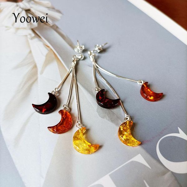 knot natural amber earrings for women s925 silver boutique real baltic stone multicolor long dangling moon ear jewelry gift wholesale
knot natural amber earrings for women s925 silver boutique real baltic stone multicolor long dangling moon ear jewelry gift wholesale